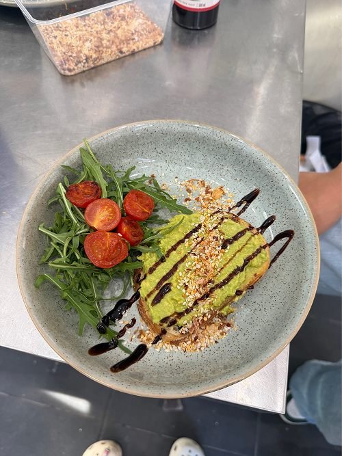 our classic avocado on toast